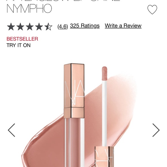 💋💄NIB NARS Afterglow Lip Shine in Shade NYMPHO - Picture 1 of 4